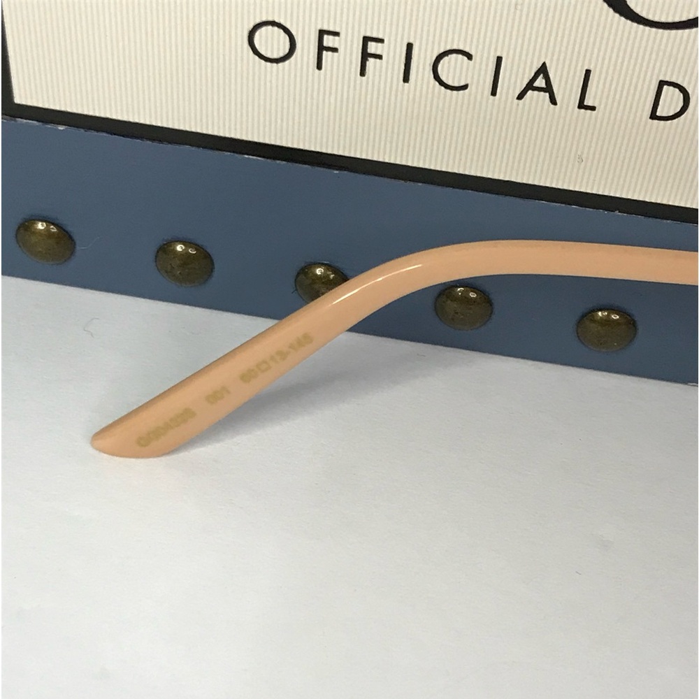 Auth - New - Gucci 0432 Gold Crystal Aviator Metal Retro Sunglasses GG0432S Uni… - Picture 15 of 15